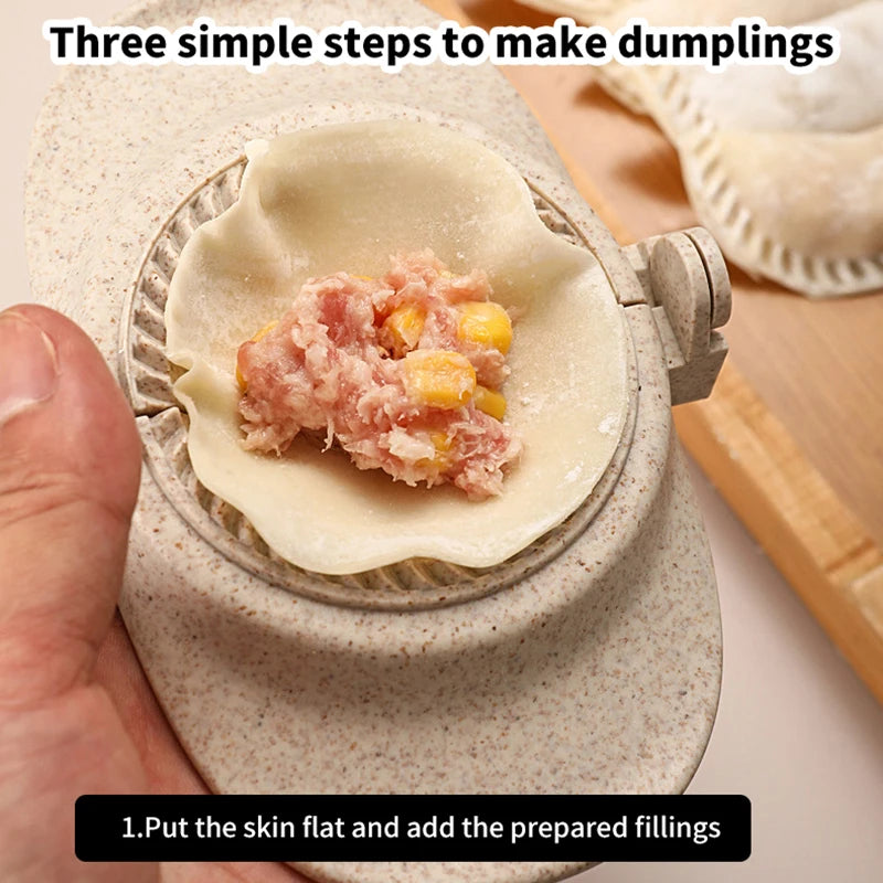 Dumpling Machine Tools Dumpling Mold Clamp Baking Mold Pastry Kitchen Accessories Wheat Straw Dumpling Dumpling Mold