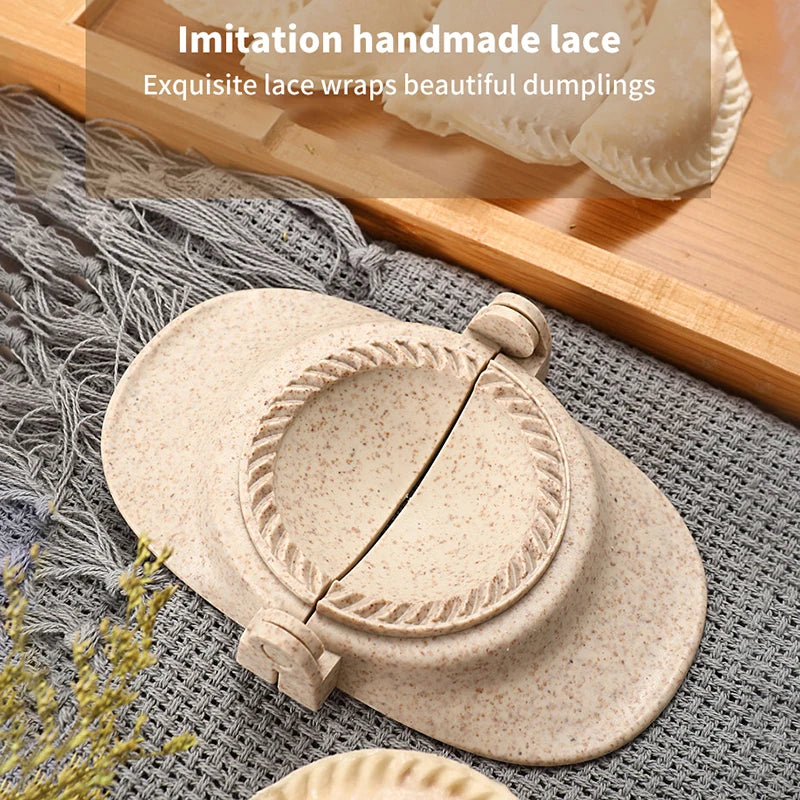 Dumpling Machine Tools Dumpling Mold Clamp Baking Mold Pastry Kitchen Accessories Wheat Straw Dumpling Dumpling Mold