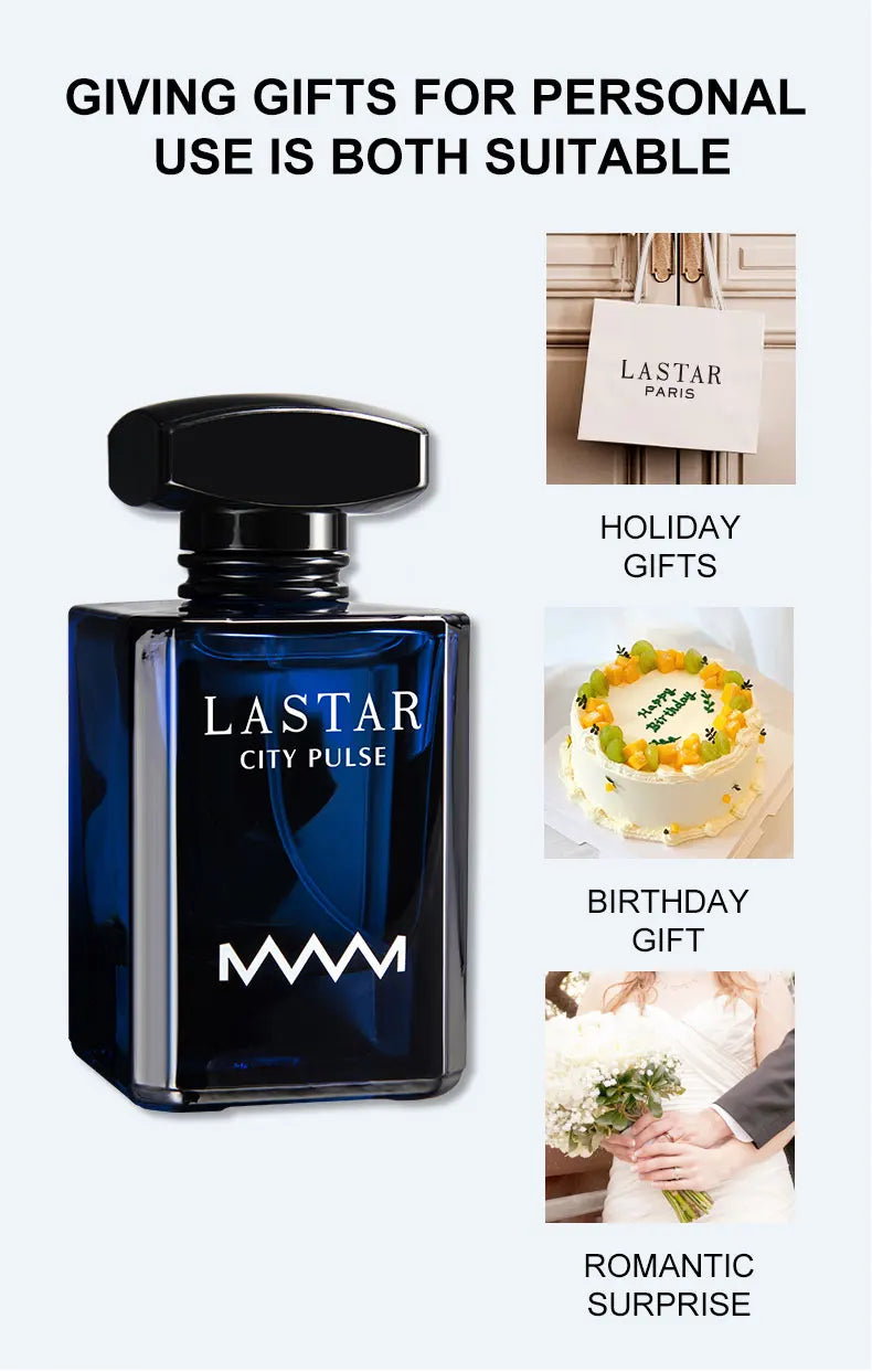 LASTAR Men's Perfume, Fresh Fruity Scent,1.86fl.oz/55ml, Long-Lasting Fragrance, Suitable for Sports and Travel